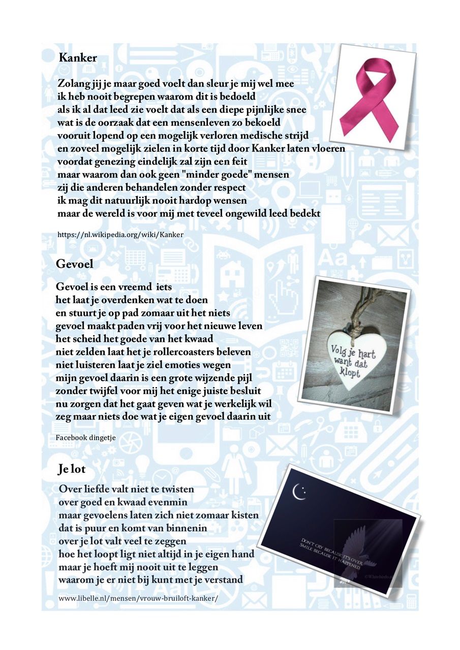 Kanker / Gevoel / Je lot