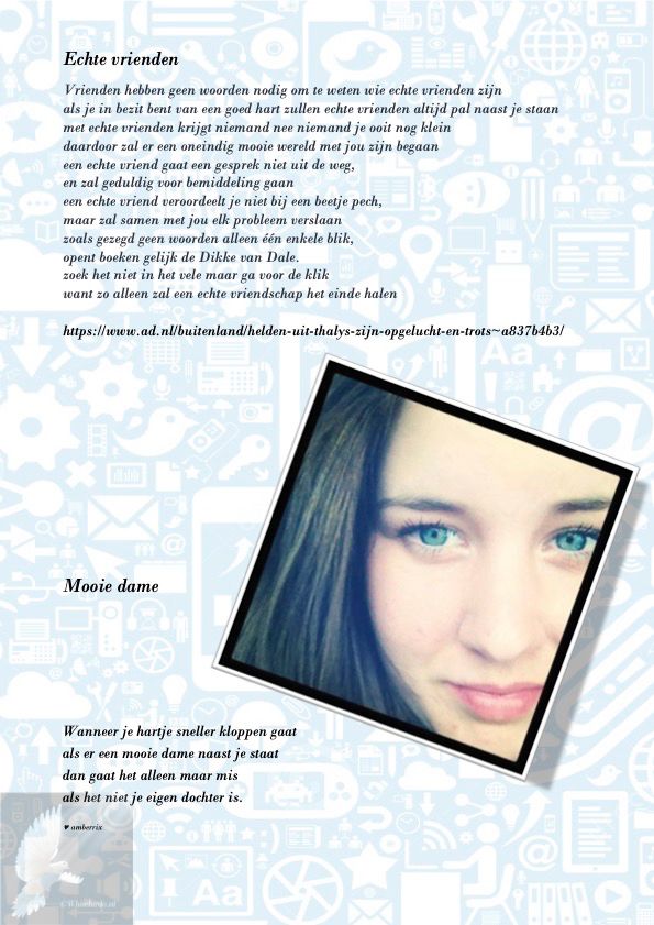 Echte vrienden / Mooie dame