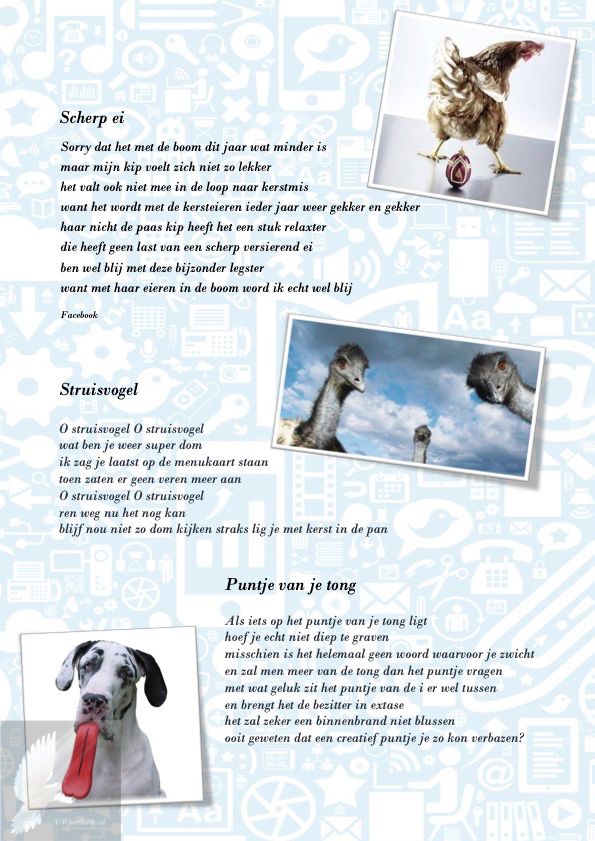 Scherp ei / Struisvogel / Puntje van je tong