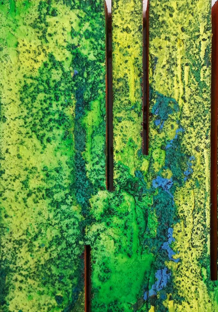 Over Landschap Acryl op paneel./22x15x3 cm
2020
