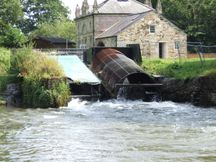 WMW Kirkham Priory Aug 2021 (8) Howsham twin Archimedes Screw turbines