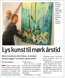 Udstilling på Ugebladet, Hørsholm
nov-dec 2010
