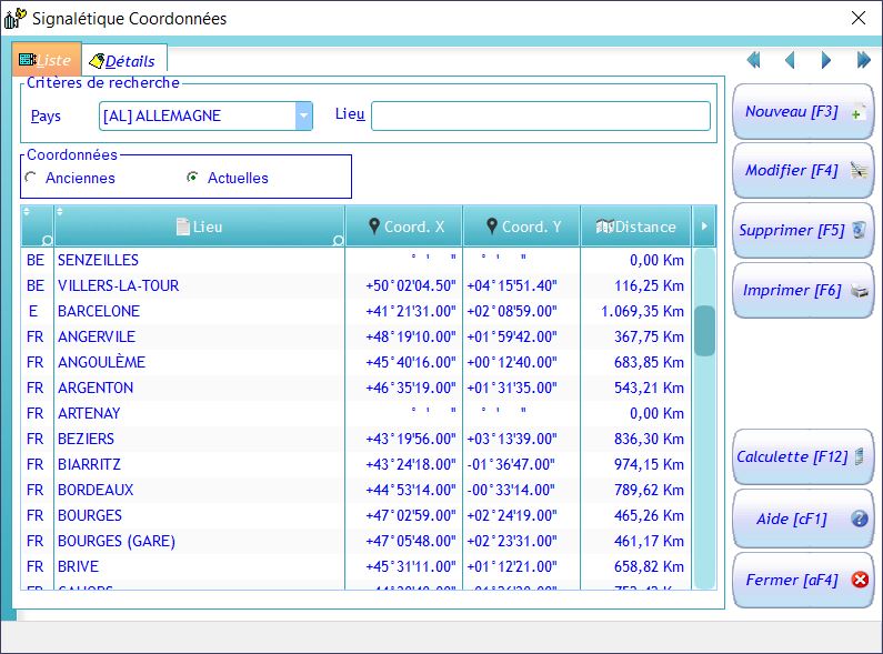 Signaletiques | Winpig - Logiciel pour colombophiles