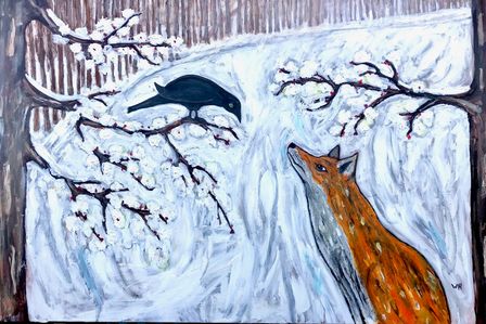The fox and the crow.