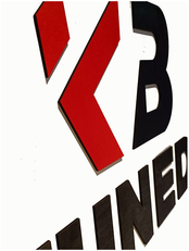 Reclamebord 3D relief