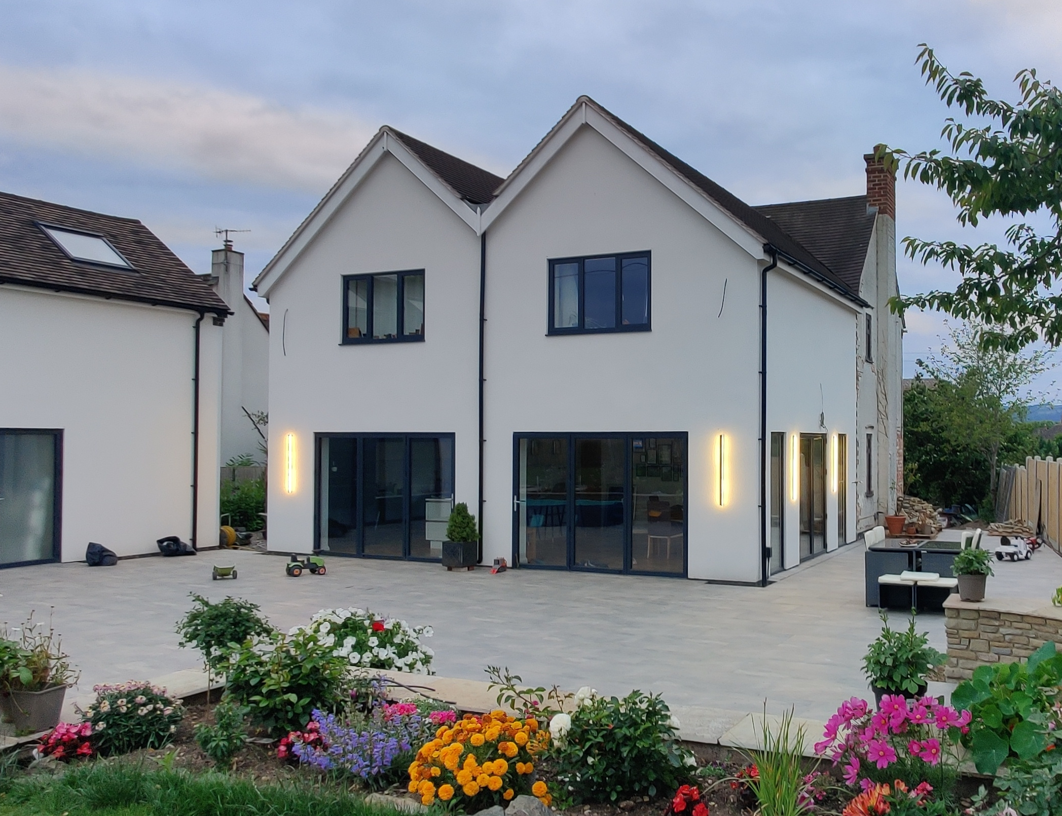 Full house renovation with large rear extension and modern interior upgrades