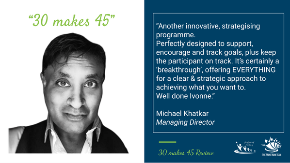 The VivaMK '30 makes 45' Programme Review Michael Khatkar, creator Ivonne Meisel 