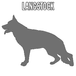 Langstock Schaeferhund weiss Rueden Zuechter