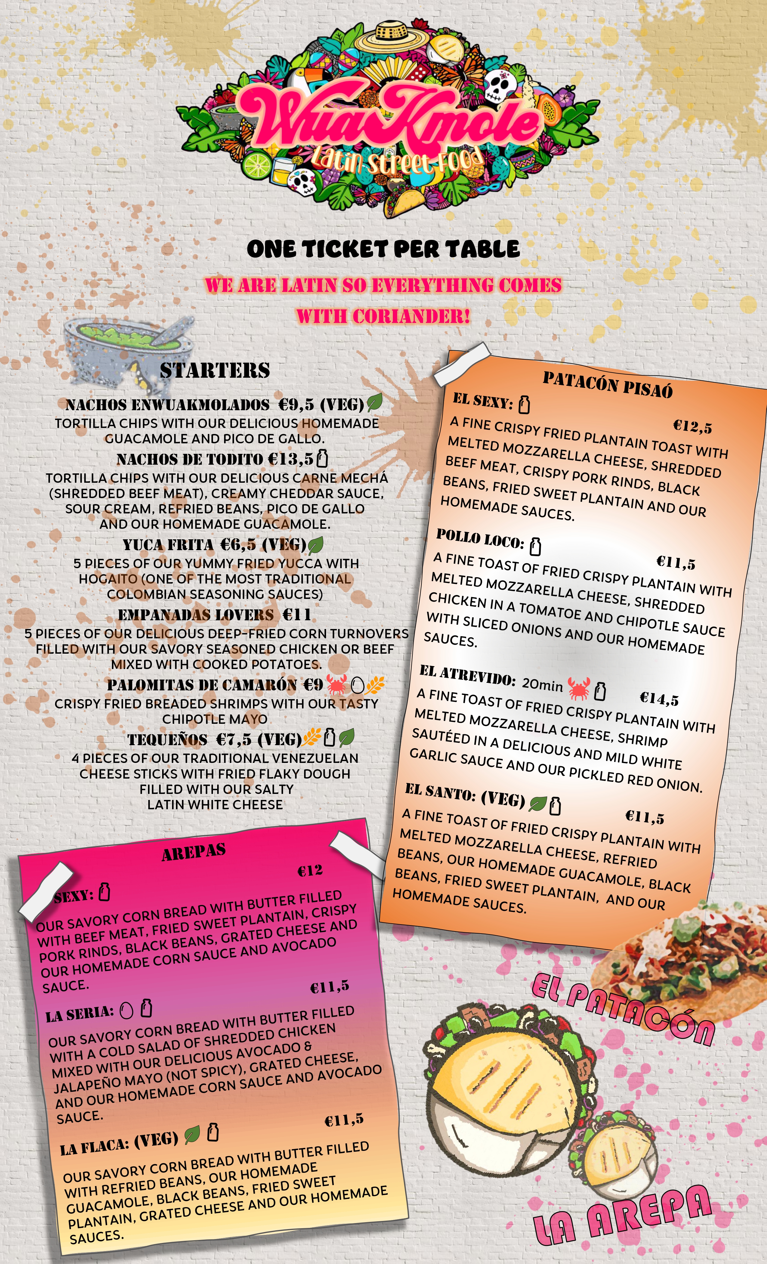Menu | WuaKmole