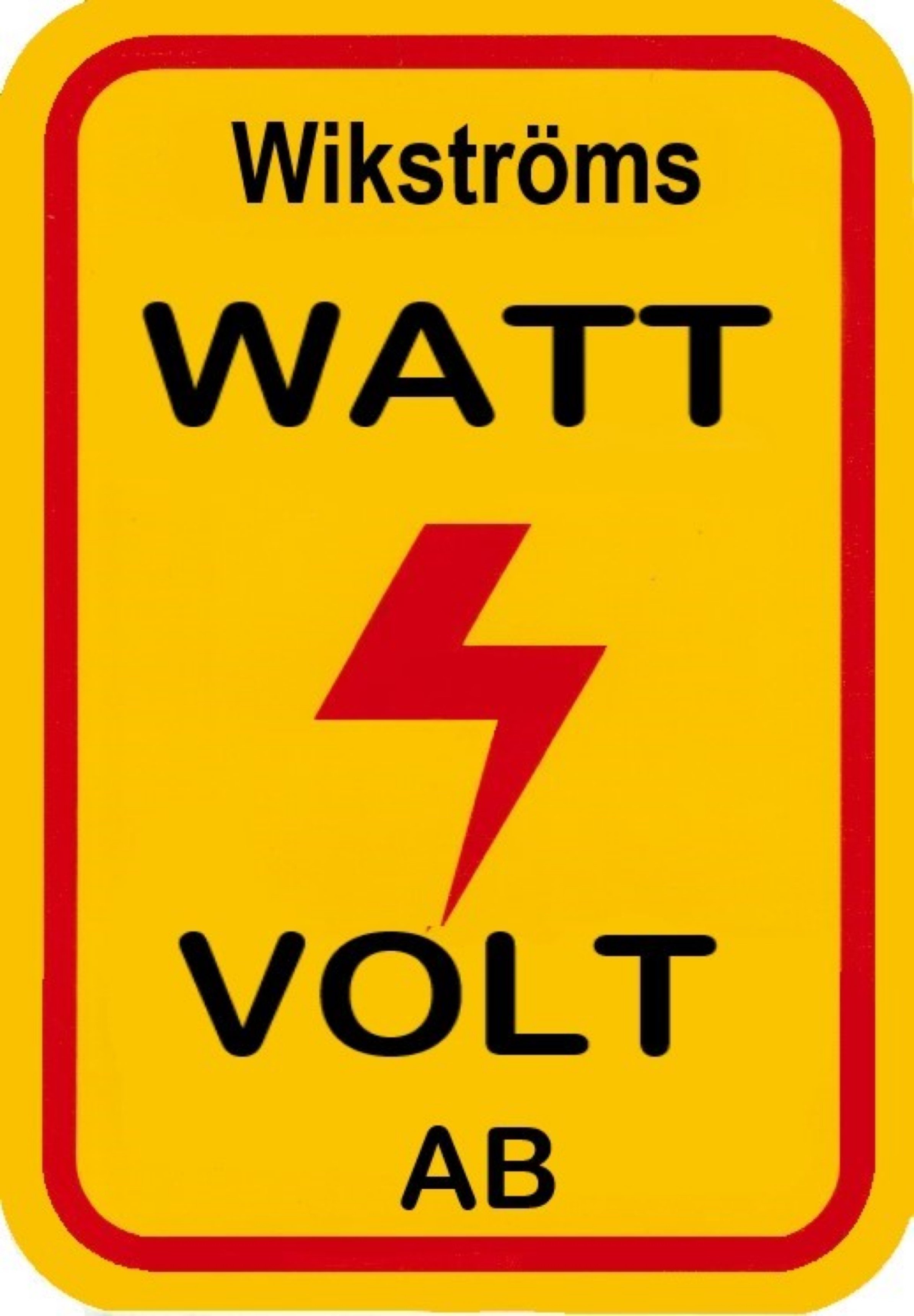 Wikströms watt och volt AB logotyp