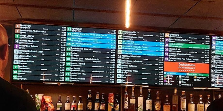 61 forskellige fadøl kan der smages på hos Tap House