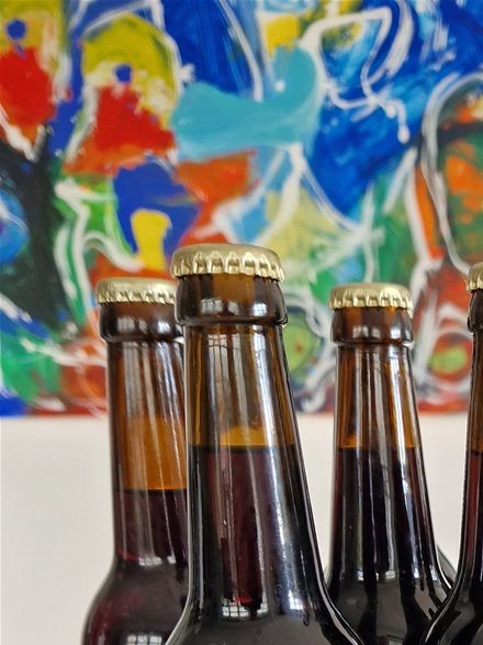 Mit holds færdige brygresultat af Westvleteren 12-klon