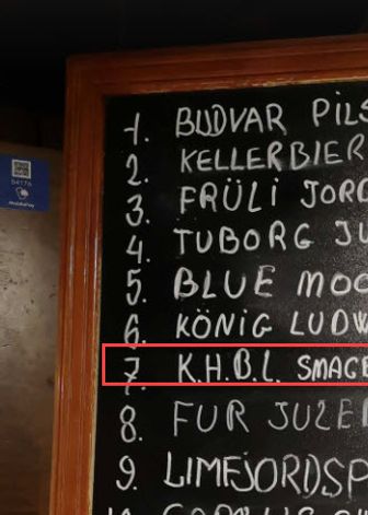 Køge HåndbryggerLaugs juleøl baseret på min opskrift på fad hos Hugos Kælder i Køge