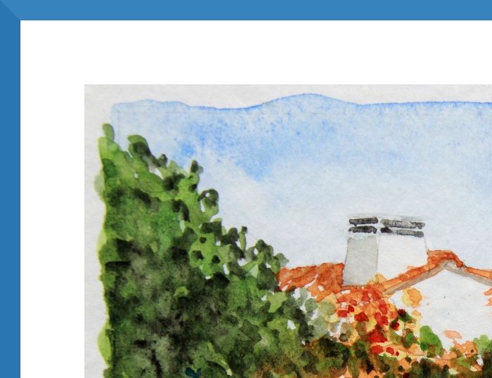 Aquarelle 15x11cm de jean-Claude Rey
