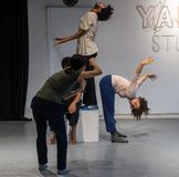 Chun Zhang,director and choreographer,captured in a rehearsal