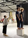 Chun Zhang,director and choreographer,captured in a rehearsal