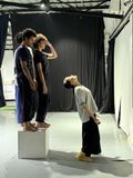 Chun Zhang,director and choreographer,captured in a rehearsal