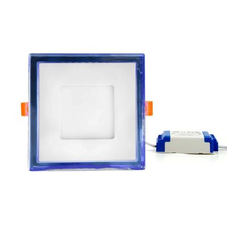 8W-18W Blue Edge Lit Square LED Panel Light