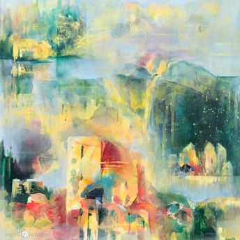 Multiple horizons II (50x50cm)