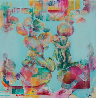 Precious Diamond under construction (60x60cm)