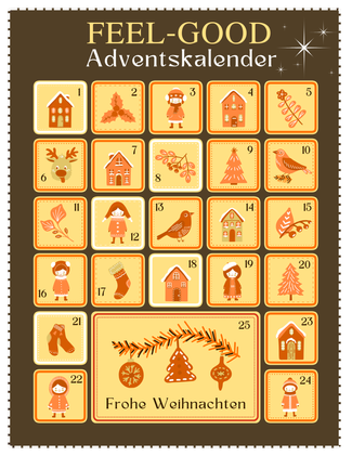Adventskalender Selbstliebe Achtsamkeit und Selbstfürsorge 2024 Entspannte Weihnachtszeit ohne Stress Self-Care