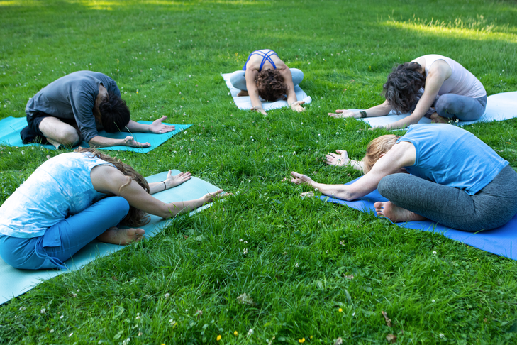 Vorbeuge im Sitzen, Yogamudra
