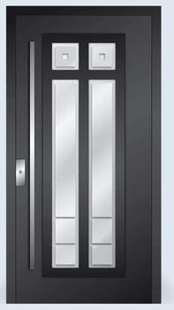 Aluminium voordeur 