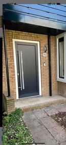 dunne glas voordeur