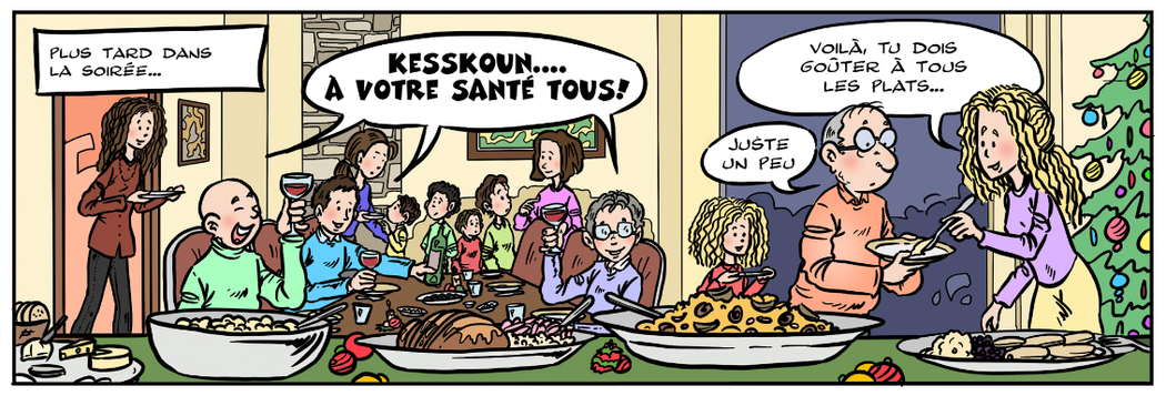 Christmas family gathering