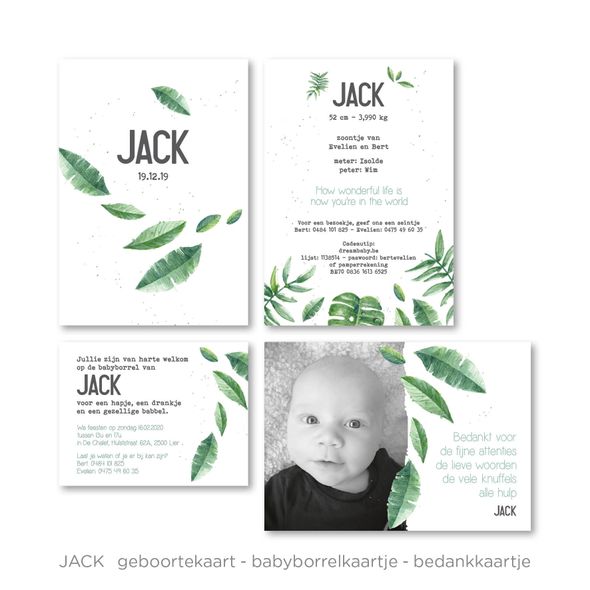 Geboortekaartje Jack