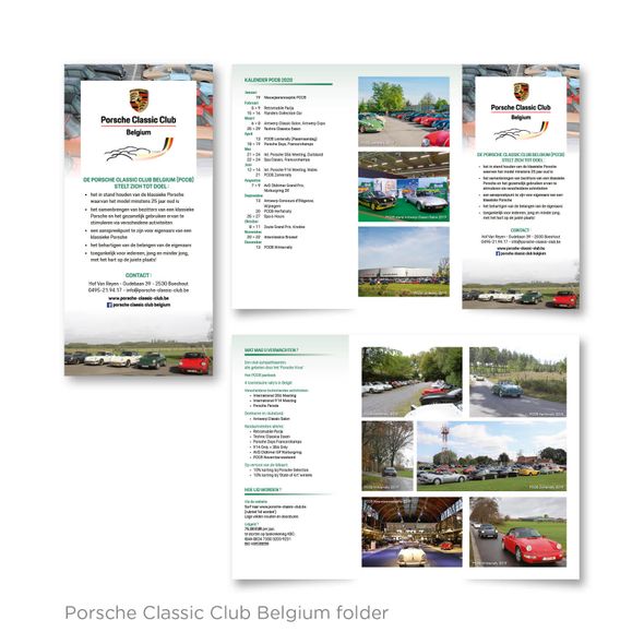 Porsche Classic Club Belgium folder