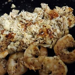 Grilled Zrab and Zhrimp