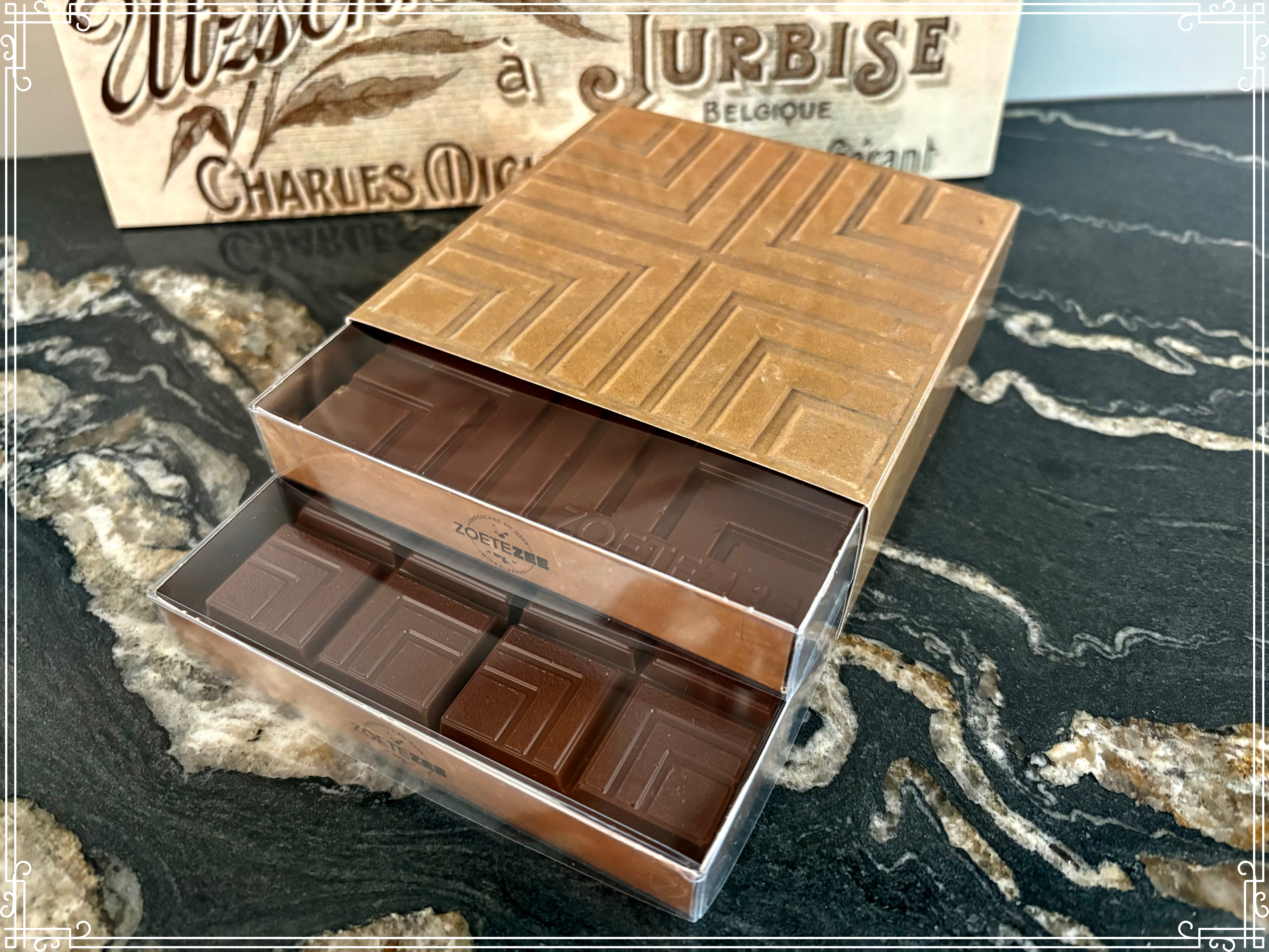 'ZoeteZee' Geschenkbox Zeedijktegel 'karamel zeezout' - € 22,50