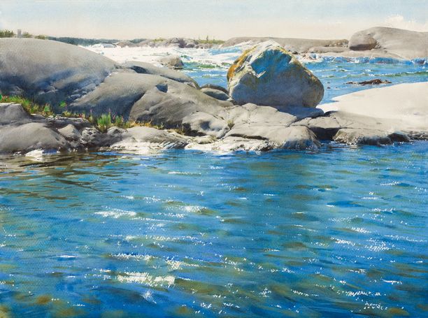 1582  Havsbandet  56 x 75 cm.