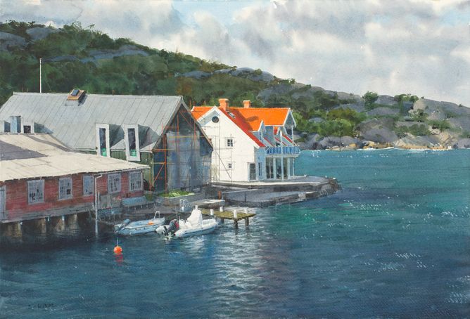 1661  Nybygge  38 x 58 cm