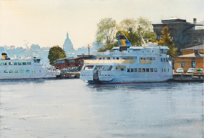 1674  Blasieholmen  38 x 56 cm
