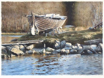 1995    I väntan på sommaren (38,5x53 cm) 4000 kr