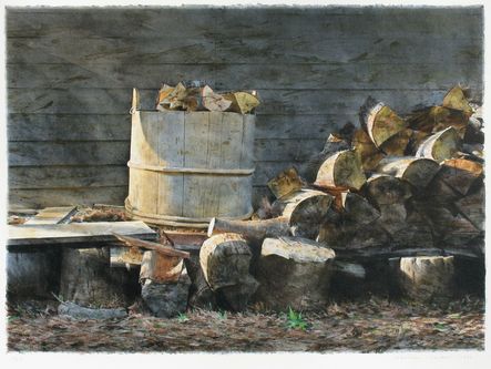 1997  Vedbacken (39,5x54,5 cm) 4000 kr