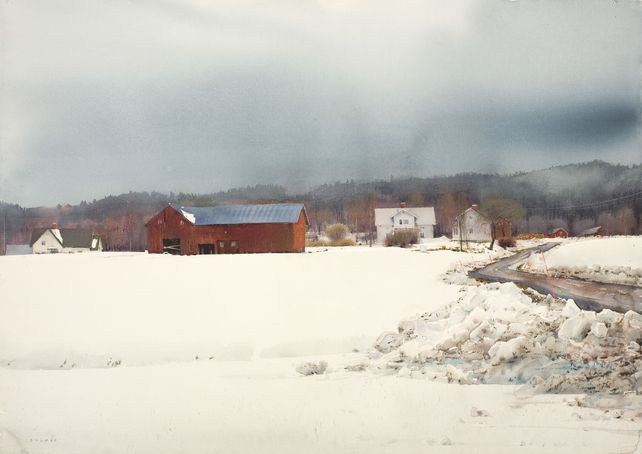 855 Töväder  76 x 105 cm