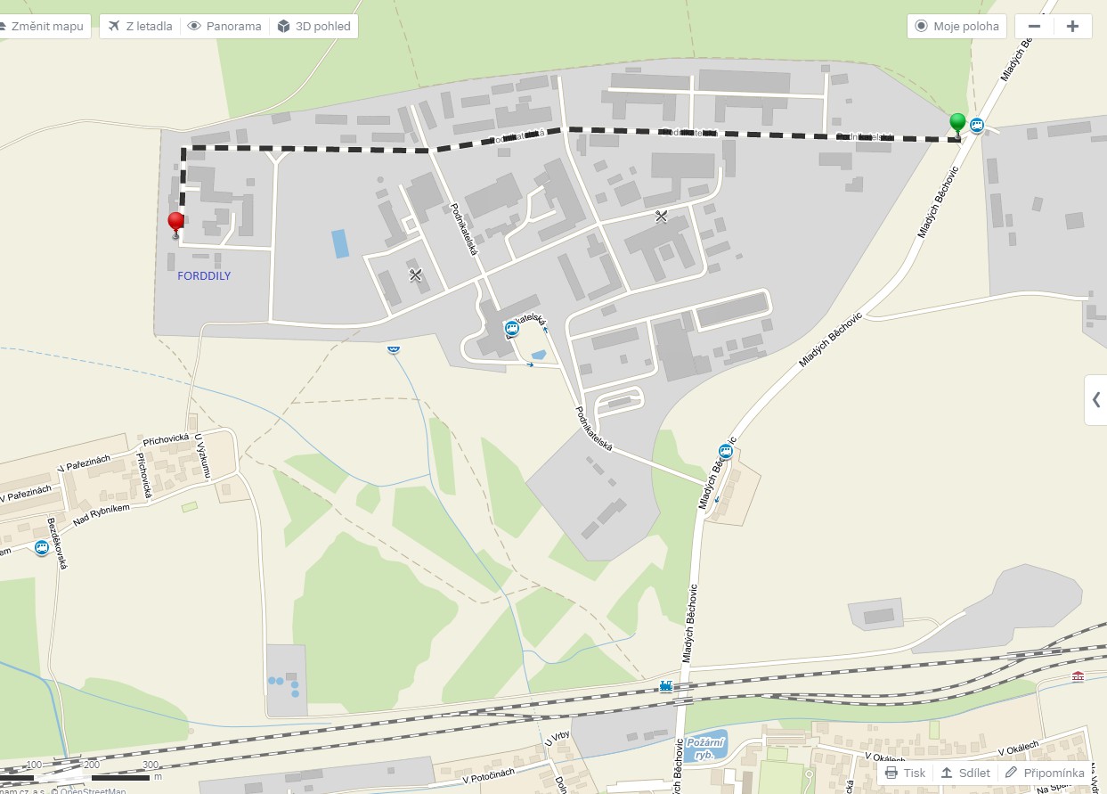 Vrakoviště Ford Běchovice