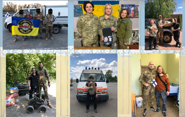 Apua Ukrainalle: Autoja ja varusteita Ukrainan puolustajille Suomesta, luotettavasti ja läpinäkyvästi