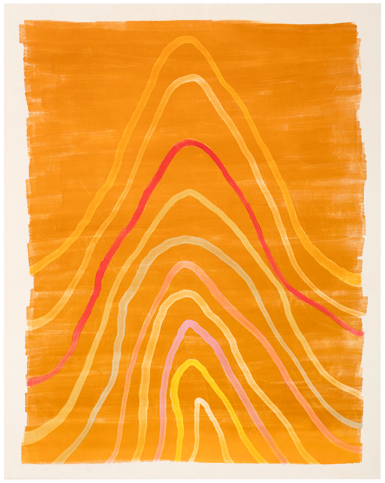 Fingerprint II 2021 acrylic and ink on canvas 170 x 135 cm