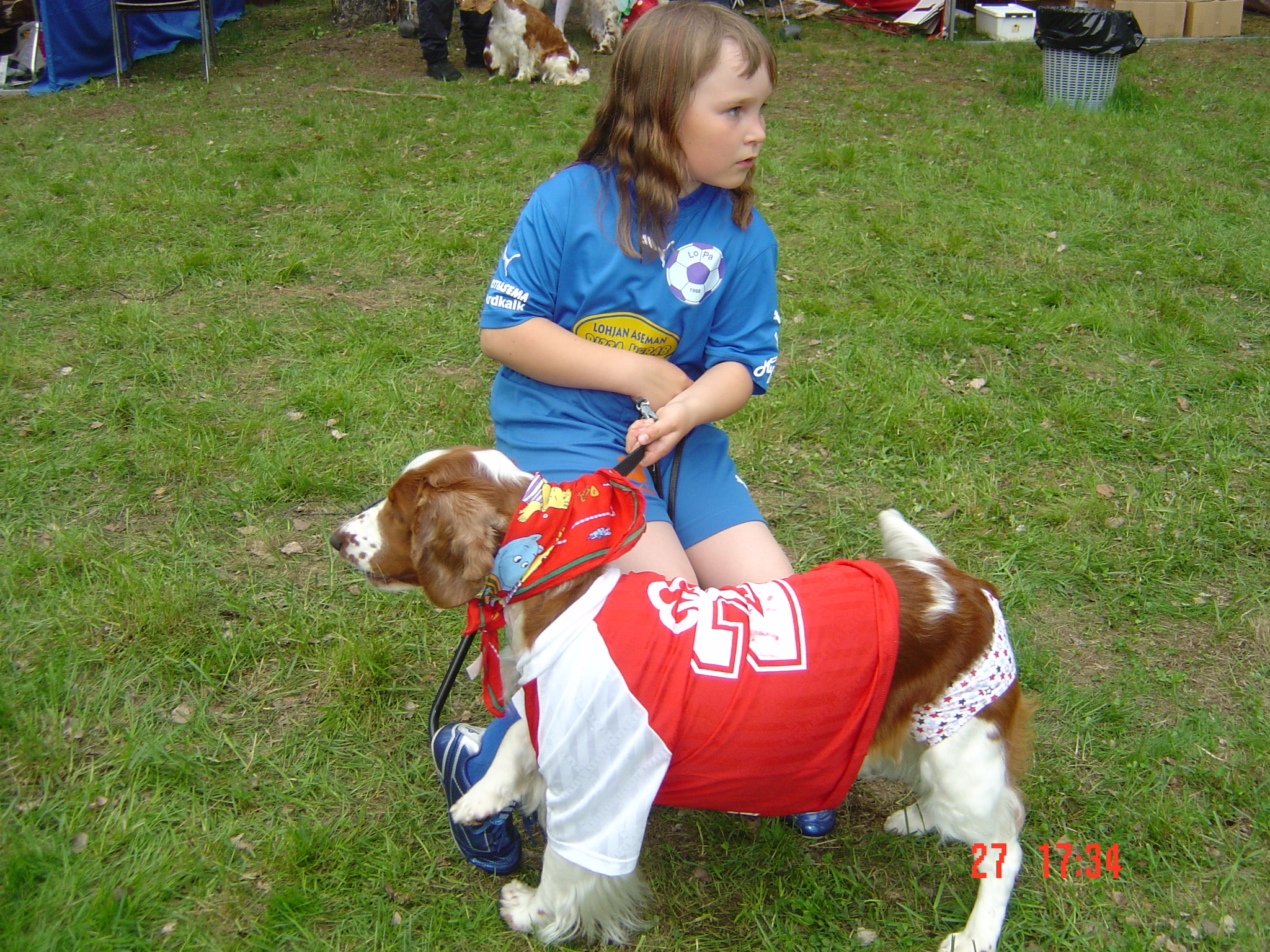 Jasmin ja Tikru Karkun pukukilpailussa 2007